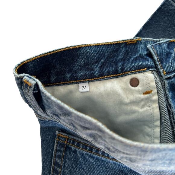 Boyish The Monty Miss Julie Blue High Rise Relaxed Denim Shorts Size 27 NWT - Picture 4 of 10